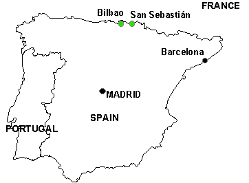 Map of Spain