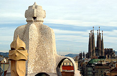 Barcelona rooftops