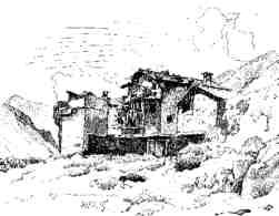 Ruins in the Pyrenees