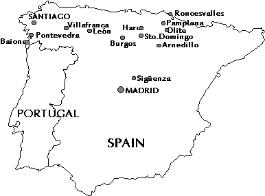 Map of Spain